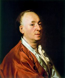 Denis Diderot as painted by Dimitry Levitzky